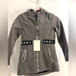Womens DKNY SPORT hooded jacket SP NWT